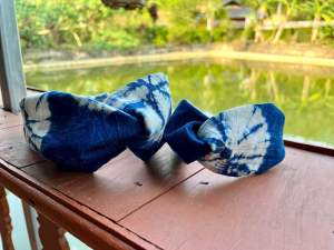 Headband vải nhuộm và may thủ công băng đô trán headband handmade