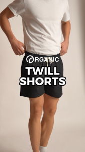 Organic Twill Shorts for Men and Women with Side Pockets Drawstring Korean Above the Knee Shorts  for men panlakad
