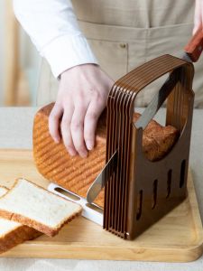 Bread Slicer Toast Cutter Sandwich Divider Baking Tools DIY Kitchen Accessories Bread Cutting Machine Toast Preparation