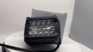 Spotlight LED 4 Inci Foglamp Headlight Offroad IP65 Cool White 12V - JT050 Lampu Kerja untuk Mobil Truk Perahu Atv 6000K Traktor 60W 12800LM Lampu Sorot LED Bar