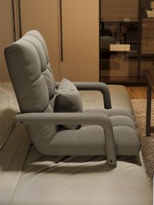 เก้าอี้นอนพับได้สำหรับห้องนอน โซฟาเล็ก ที่นอนสบาย ๆ สไตล์อเนกประสงค์ โซฟาสำหรับนอนและนอนได้ สไตล์อเนกประสงค์