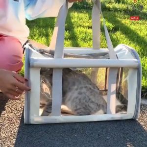 Luka😊พร้อมส่ง💯 กระเป๋าเเมว กระเป๋าใส่สัตว์เลี้ยง เป้แมว สุนัข เป้แมว กระเป๋าเป้สัตว์เลี้ยง กระเป๋าสะพายสุนัขและแมว สามารถพับเก็บได้คุณภาพดี กระเป๋าสัตว์เลี้ยง กระเป๋าใส่แมว