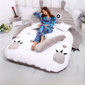 หนาขึ้น ล้างทําความสะอาดได้พับได้น่ารักcat Bed Double Size Bedroom Floor Mattress โพลีเอสเตอร์ Fiber ผ้าฝ้าย Boil Filler