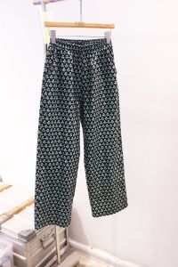 East Gate Spring Summer New Floral Elastic High Waist Loose Slim Wide Leg Casual Pants Womens Comfortable Loose Fit Trousers