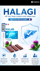 Hỗ trợ chức năng gan Halagi Silymarine Cevrai Cels Laboratoire (H30v)