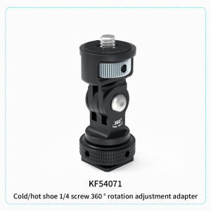 Multi Cold Shoe Adapter 1/4 3/8 Mount 360 Swivel for Gopro Insta360 osmo Action Camera Mic Light Extension Stand Vlog Bracket