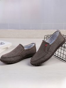 SHIPAILUO | Elderly Mens Casual Shoes Anti-Slip Breathable Large Size Dad Shoes Beijing Style Flat Heel Comfortable Spring New Arrivals