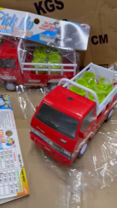 Mainan Mobil Pick Up Pertamina Mobil Gas Melon DT46 Bump and Go Musik Horeg Telolet Full LED