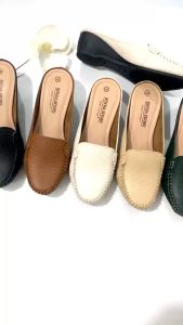 GIÀY mọi nữ da thật BINNA-20 giày da êm mềm đế chống trơn trượt phối đồ công sở đẹp