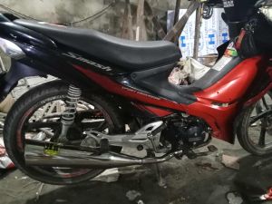 H2 POWER PIPE 44 MM FOR SUZUKI SMASH 115 /110 WITH SILENCER