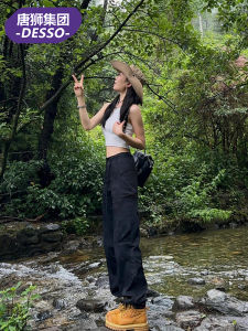 Quick Dry Outdoor Womens Hiking Pants Lightweight Climbing Trousers Utility Pants Summer Thin Model Paratrooper Style Casual Pants