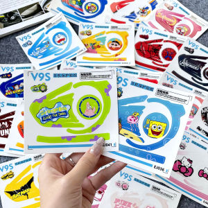 VIMOTO V9S/V9X V8S Helmet Bluetooth Earphone Protective Sticker Anime Cartoon Decorative Decal Waterproof Accessories