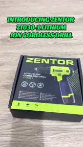 ZENTOR Deli 12V Lithium-ion Cordless Drill Portable Cordless Electric Drill Set with LED Light