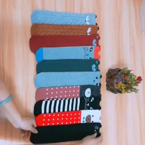 Childrens Pure Cotton Over-the-knee Long-tube Girls Princess Over-the-knee Socks High Quality and Durable Baby Skirts Versatile Warm and Fashionable Straight Socks