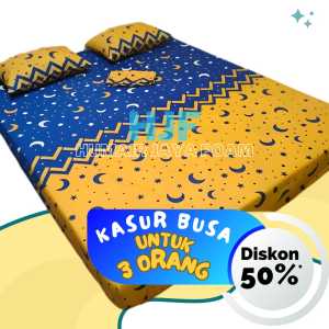 PROMO!!! Kasur Busa Ukuran 180cm x 140cm x 10cm Muat Untuk 3 Orang Dewasa