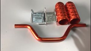 พักเท้า  ก้านเหยียบเท้า พักเท้าหน้า พักเท้าหน้ามิเนียม ชุดที่พักเท้าอลูมิเนียมอัลลอยด์  พักเท้ามิเนียม วัสดุโลหะผสมอลูมิเนียม เนื้อกันลื่น มีหลายสีให้เลือก สําหรับรถจักรยานยนต์ไฟฟ คุณภาพสูงและทนทาน แดง น้ำเงิน ทอง ดำ เงิน มีหลายสีให้เลือก