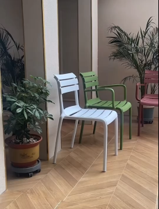 เก้าอี้ รุ่น DD-226 เก้าอี้พลาสติกขึ้นรูป มีที่พิงหลัง นั่งสบาย ทันสมัย