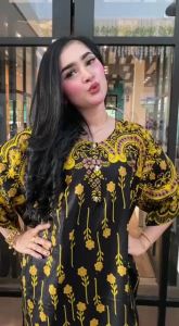 DASTER SUPER JUMBO LD 130: Pakaian Wanita Home Dress Baju Tidur untuk Ibu Menyusui Hamil Gemuk Kain Rayon