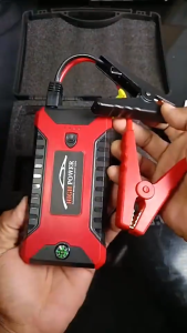 Car Jump Starter 12V Portable Emergency Battery Booster Power Bank with LED Flashlight for Cars Motorcycles