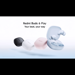 Xiaomi REDMI Buds 6 Play | Up to 36 hours of all-day play with charging case 10mm dynamic driver for powerful sound AI noise reduction for clear call