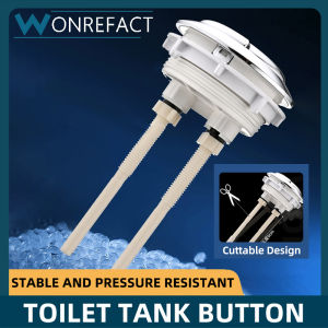 Toilet Tank Button Length Can Be cut Design Button Valve Replaceable Kit Water Tank Accessories Button Double Push Easy To Press