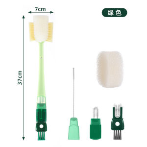 Portable Silicone Cup Brush Multifunctional Insulated Cup Lid Bottle Brush Straw Cleaner for Milk Bottle And Cup Cleaning