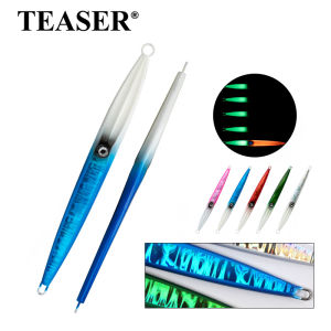 TEASER Deep-sea Rapid Sinking and Slow Shaking Iron Plate 40g - 500g Boat Fishing Stonefish Red Iron Plate Artificial Bait Jig