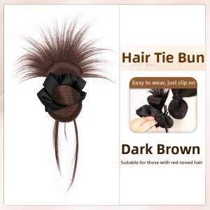 JUZITING | Fluffy Synthetic Bun Hairpiece Chignon