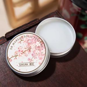 Solid Fragrance Balm Lavender Rose Peony Lotus Scented Long-lasting Porable Fragrances Cream Perfect Woman Body Aroma Gifts 15g