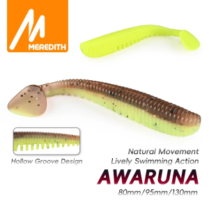 Meredith | MEREDITH Awaruna Fishing Lures 8cm 9.5cm 13cm Artificial Baits Wobblers Soft Lures Shad Carp Silicone Fishing Soft Baits Tackle