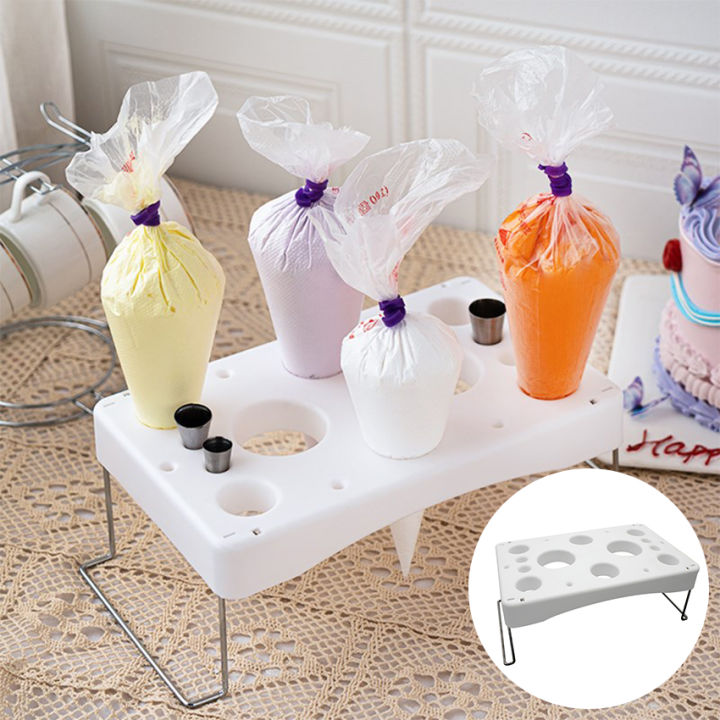 Meja Dekor Kue Meja Piping Bag Plastik Segitiga Kue Icing Nozzle
