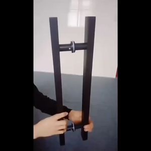 มือจับประตู มือจับประตูสแตนเลส ประตูไม้ ประตูอลูมิเนียม ความยาว 500ม มม สี สีเงิน สีดำ ทอง โรสโกล