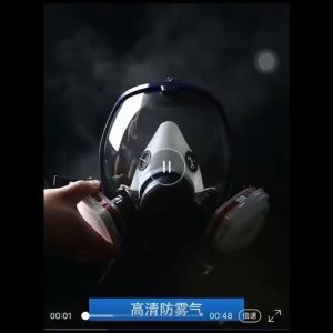 Masker Gas Respirator Full Face untuk Tukang Cat Mobil Mask Industrial Use 6002CN 6800
