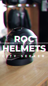 หมวกกันน็อค เปิดหน้า ROC City Seeker ชิลด์นอกใส มีเเว่นกันแดดดำด้านใน Open Face