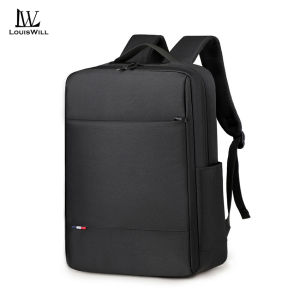 LouisWill Fashion Backpack Waterproof Business Backpack Travel Backpack Laptop Backpack Large Capacity Casual Backpack Multifunctional Backpack Suitable For 15.6-inch Laptop