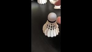 Penghantaran dari China [2025] Bulu Badminton 12 Hanya Pertandingan Stabil Raja Tahan Lama Khas Bola Bulu Itik Bola Bulu Angsa Rantaian Bekalan Kilang 3.5