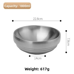 Insulated Stainless Steel Bowl