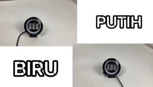 Lampu Tembak Universal LED Daymaker 3 Mata K30 30 Watt Sorot Bulat CWL Motor Mobil 4D Angel Eye Worklight