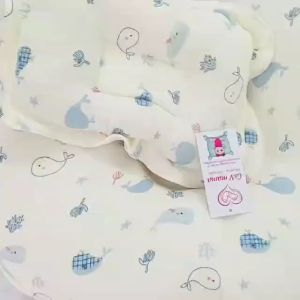 Gối chống trào ngược dành cho bé sơ sinh xô muslin cao cấp