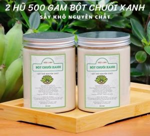 Bột Chuối Xanh Nguyên chất 500g 🍀Bột Chuối tiêu & Chuối tây 🍀Giàu chất xơ và tinh bột kháng 🍀Tốt cho sức khỏe tiêu hóa Người ăn uống chế độ healthy nên dùng 🍀An tâm mua sắm tại OMNI MALL
