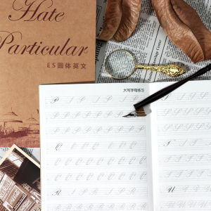 Ailicul Ailihua English Copybook Es round Calligraphy Copy Novice Calligraphy Practice Diagonal Pen Water Pen