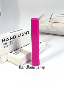 Rechargeable UV LED Nail Lamp Portable Handheld Nail Dryer with 2 Timer Settings for All Gel Polish and Home Nail DIY Salon Use