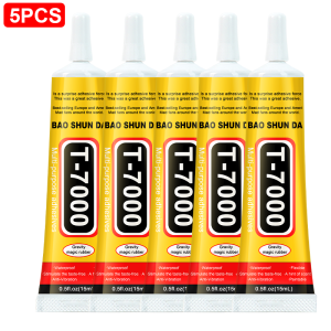 T-7000 - Black Strong Adhesive High-Performance Waterproof Adhesive for Precision Maintenance Ideal for Phones Electronics Jewelry and Electronics DIY Manufacturing.