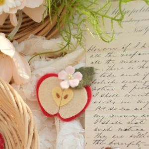 Childrens Woolen Apple Hair Accessories Baby New Year Christmas Hair Clips Side Clips BB Clips Forest System Hair Decorations