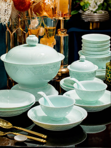 mornenjoy | Elegant Design New Home Dinnerware Set Ceramic