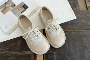 Comfortable Soft Bottom Flat Shoes Womens Lace-Up Versatile Low Heel Spring Fashion Small Leather Shoe Cute Slip-On Retro Womens Shoe