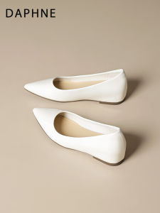 Daphne | French Fall New Style Work Pointed Toe Easy On Flat Shoes