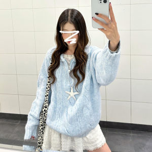 SENWA | Áo Sweater Mềm Mại Phong Cách Thư Giãn