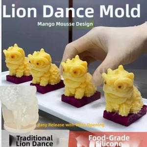DONGZHIHUI | Lion Design Mousse Mold Food Grade Silicone