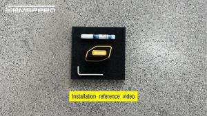 SEMSPEED CNC Motorcycle Side Kickstand Auxiliary Foot Kick Stand Extension For Yamaha XMAX 400 300 250 125 2017-2026